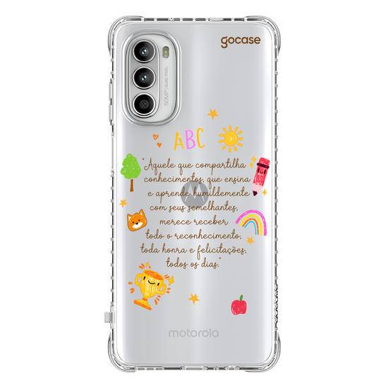 Capinha para celular  Com Carinho, Profe