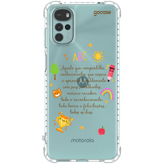 Capinha para celular  Com Carinho, Profe