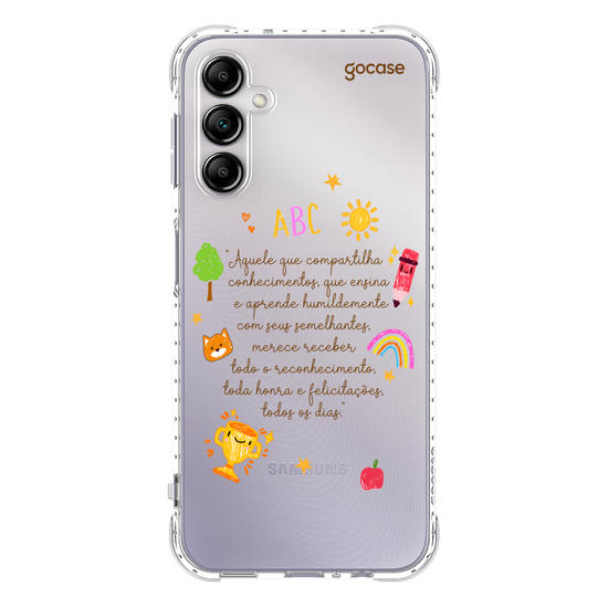 Capinha para celular  Com Carinho, Profe