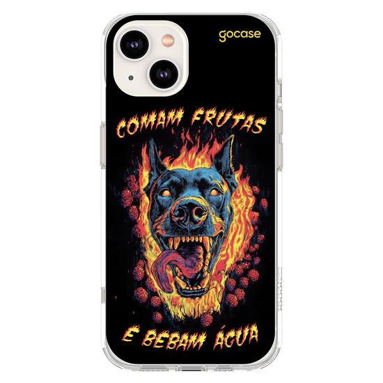 Capinha para celular  Comam Frutas e Bebam Água