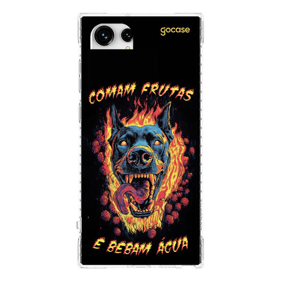 Capinha para celular  Comam Frutas e Bebam Água
