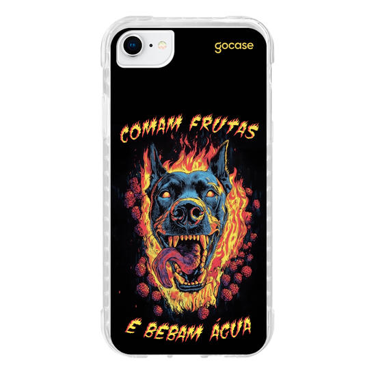 Capinha para celular  Comam Frutas e Bebam Água