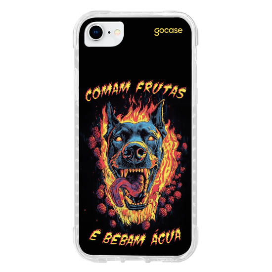 Capinha para celular  Comam Frutas e Bebam Água