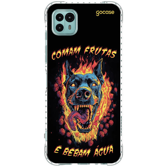 Capinha para celular  Comam Frutas e Bebam Água