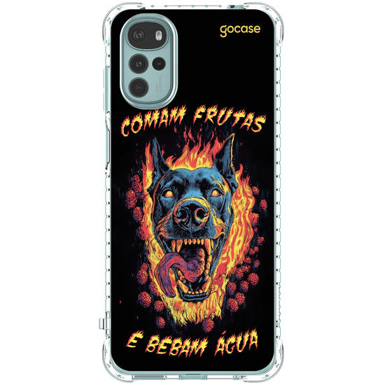 Capinha para celular  Comam Frutas e Bebam Água