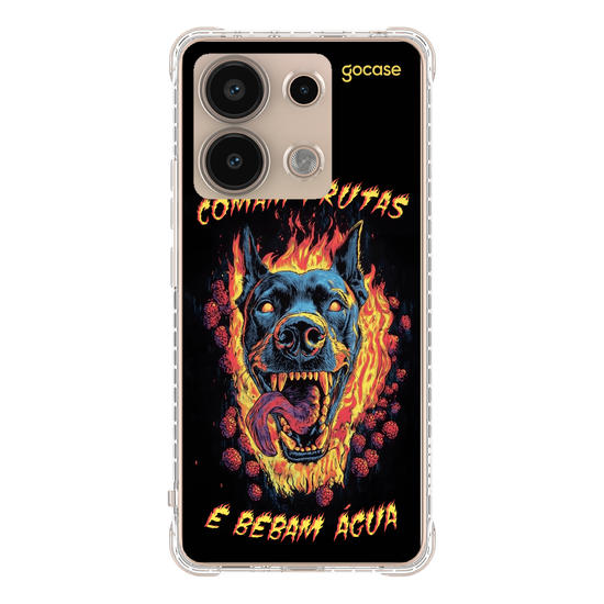 Capinha para celular  Comam Frutas e Bebam Água