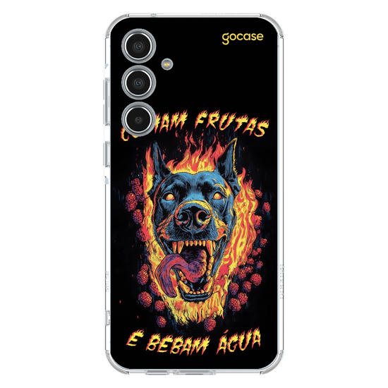 Capinha para celular  Comam Frutas e Bebam Água