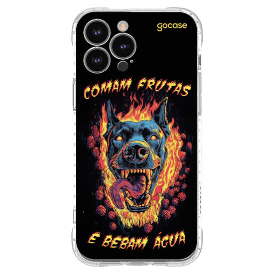 Capinha para celular  Comam Frutas e Bebam Água