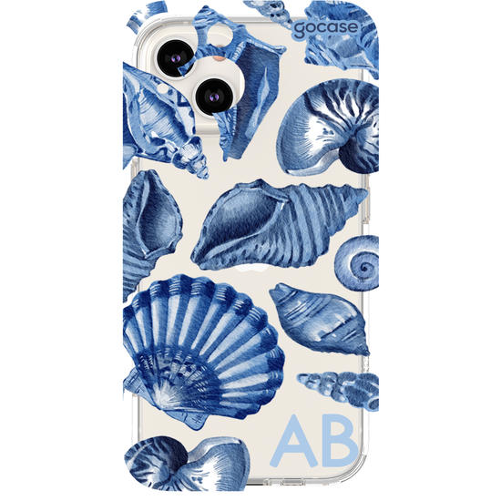 Capinha para celular  Conchas Aquareladas