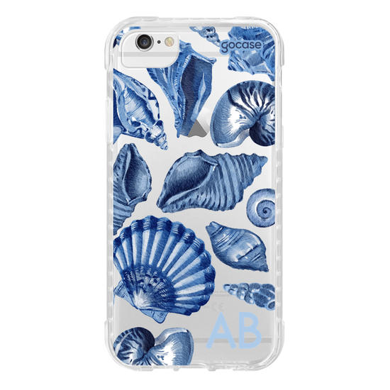 Capinha para celular  Conchas Aquareladas