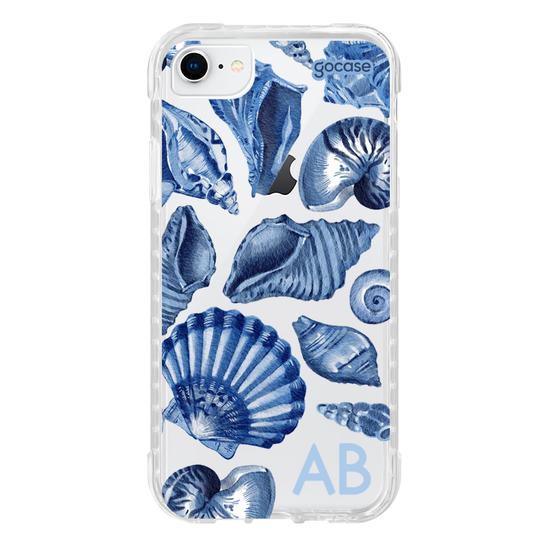 Capinha para celular  Conchas Aquareladas