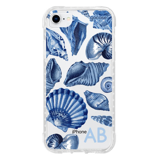 Capinha para celular  Conchas Aquareladas
