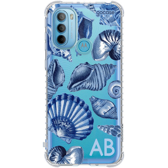 Capinha para celular  Conchas Aquareladas