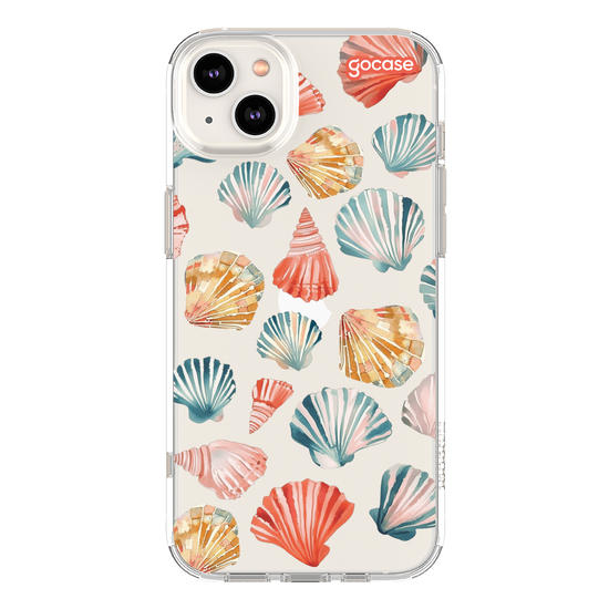 Capinha para celular  Conchas em Aquarela