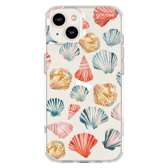 Capinha para celular  Conchas em Aquarela