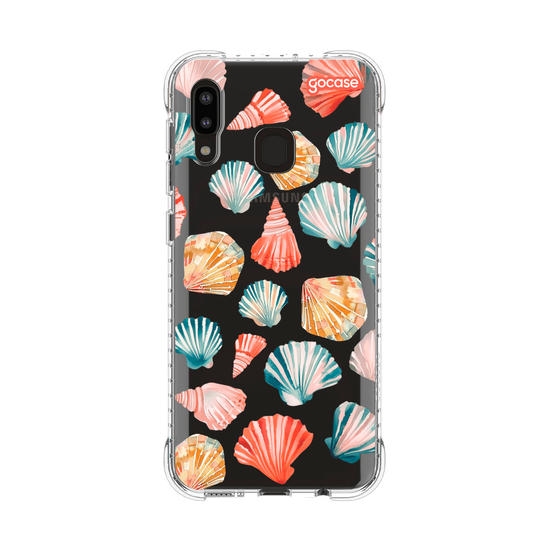 Capinha para celular  Conchas em Aquarela