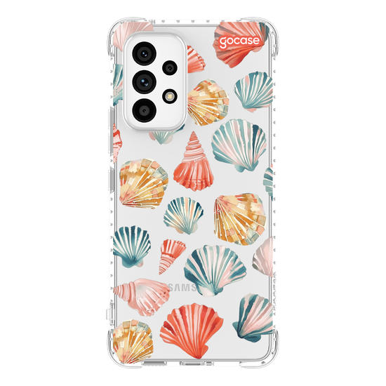Capinha para celular  Conchas em Aquarela