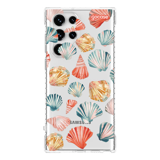 Capinha para celular  Conchas em Aquarela