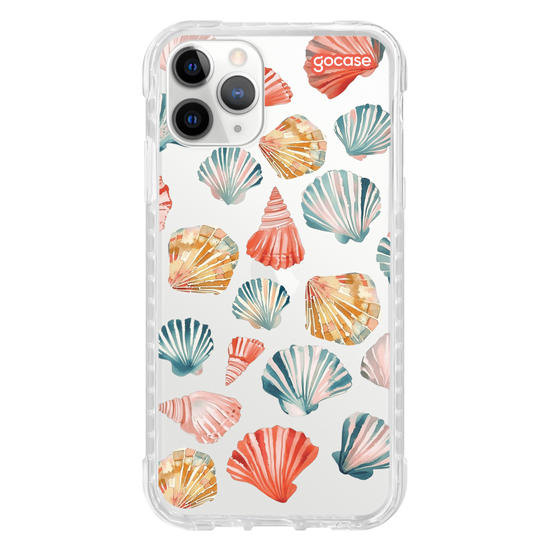 Capinha para celular  Conchas em Aquarela