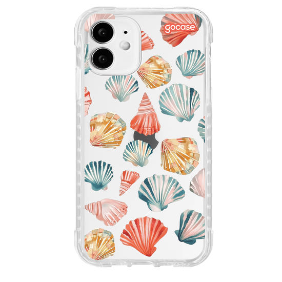Capinha para celular  Conchas em Aquarela