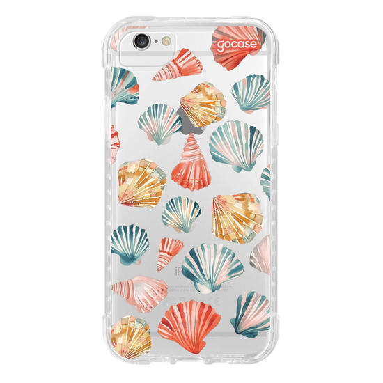 Capinha para celular  Conchas em Aquarela