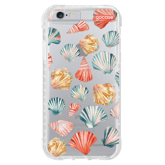 Capinha para celular  Conchas em Aquarela