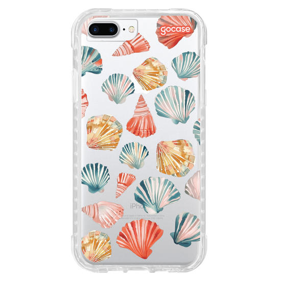 Capinha para celular  Conchas em Aquarela