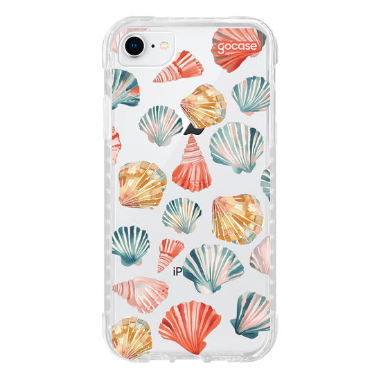 Capinha para celular  Conchas em Aquarela