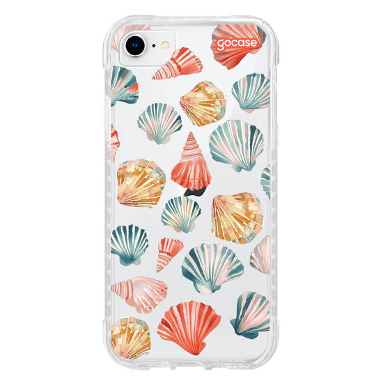 Capinha para celular  Conchas em Aquarela