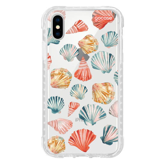 Capinha para celular  Conchas em Aquarela