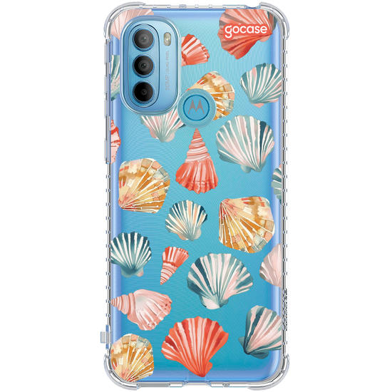 Capinha para celular  Conchas em Aquarela