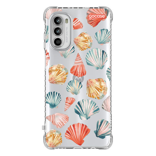 Capinha para celular  Conchas em Aquarela