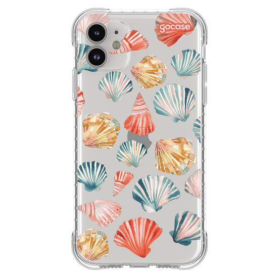 Capinha para celular  Conchas em Aquarela