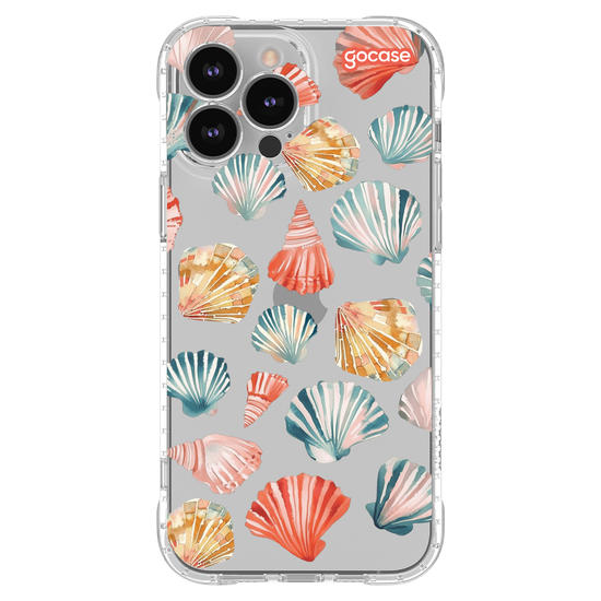 Capinha para celular  Conchas em Aquarela