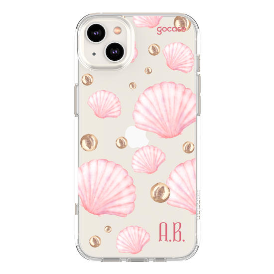 Capinha para celular  Conchas Rosa Suave
