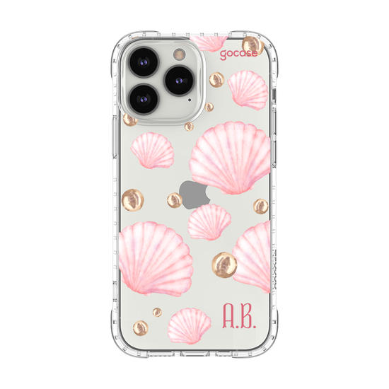 Capinha para celular  Conchas Rosa Suave