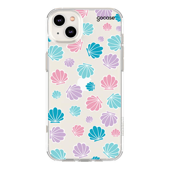 Capinha para celular Conchas Coloridas