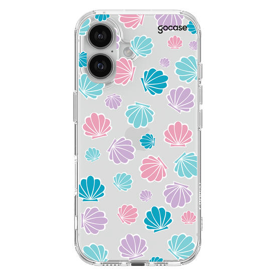 Capinha para celular Conchas Coloridas