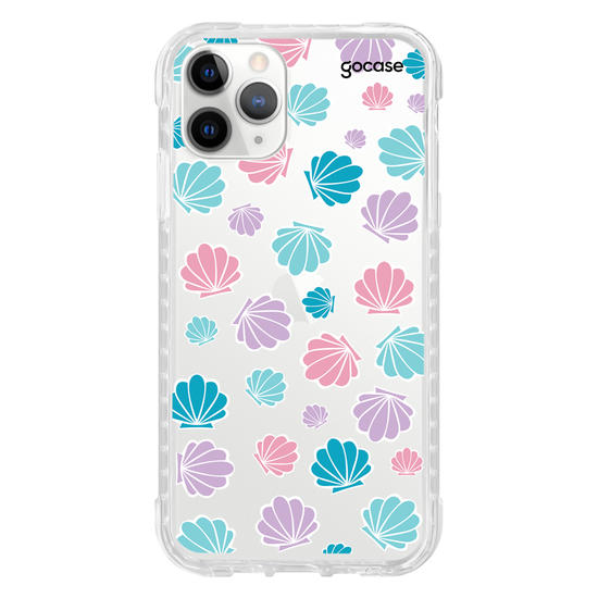 Capinha para celular Conchas Coloridas