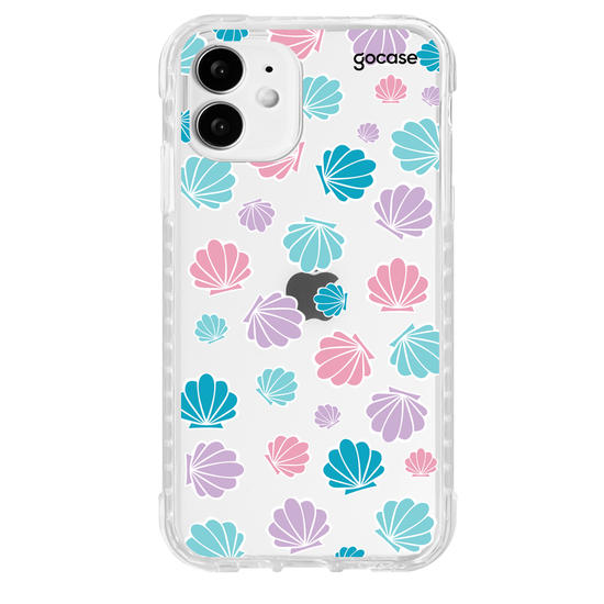 Capinha para celular Conchas Coloridas