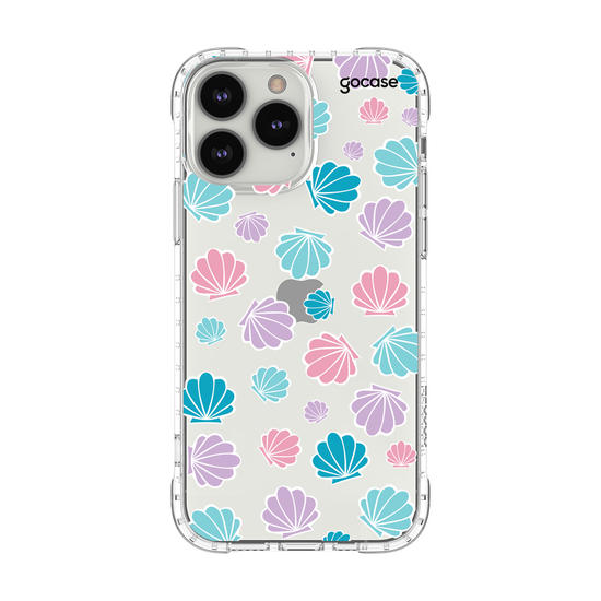 Capinha para celular Conchas Coloridas