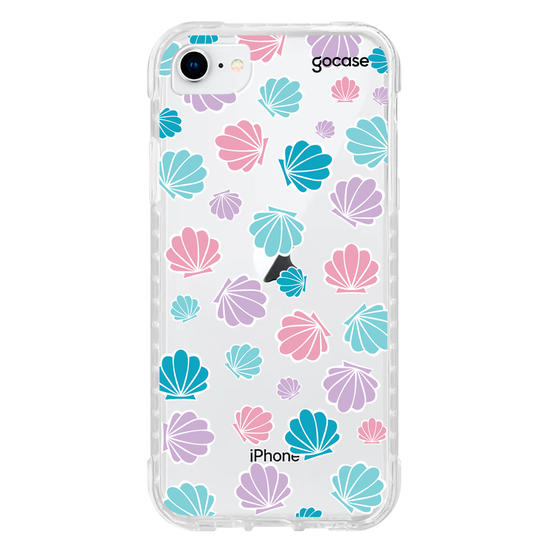 Capinha para celular Conchas Coloridas