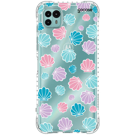 Capinha para celular Conchas Coloridas