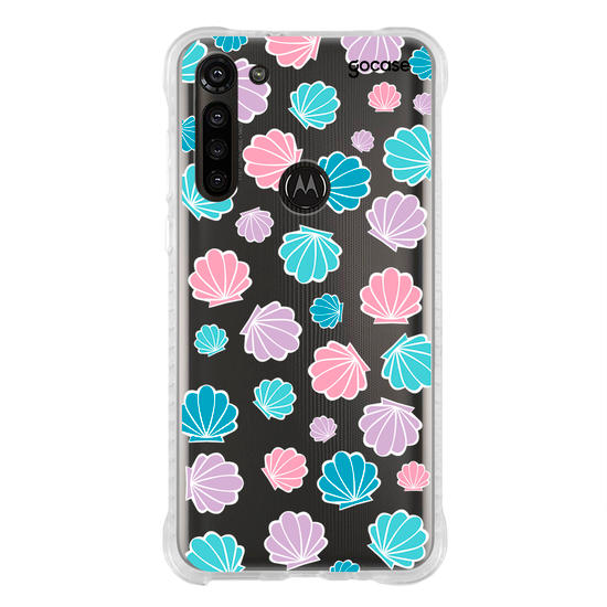 Capinha para celular Conchas Coloridas
