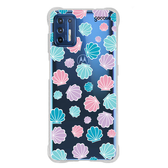 Capinha para celular Conchas Coloridas
