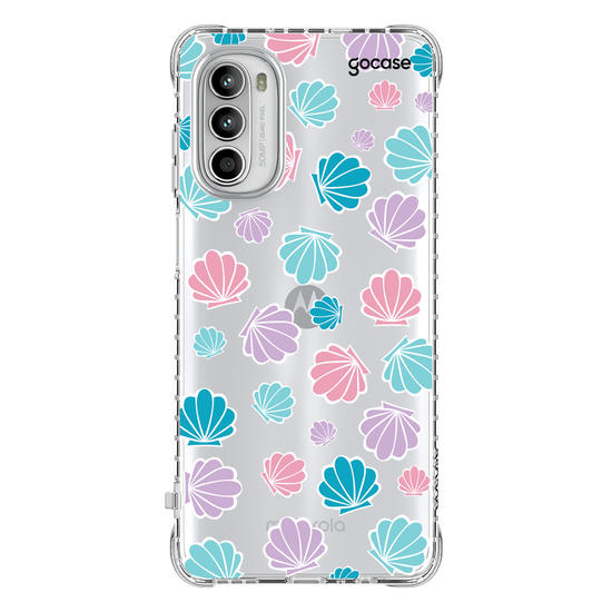 Capinha para celular Conchas Coloridas