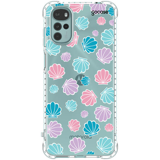 Capinha para celular Conchas Coloridas