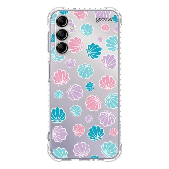 Capinha para celular Conchas Coloridas
