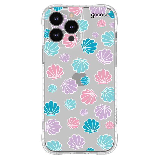 Capinha para celular Conchas Coloridas