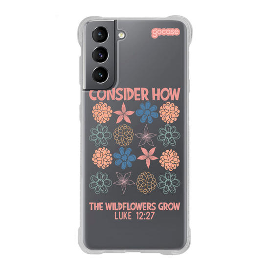 Capinha para celular  Consider How The Wildflowers Grow - Luke 12:27